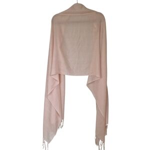 Thin Wool Blush Pink Stole Shawl Scarf Pashmina Wrap